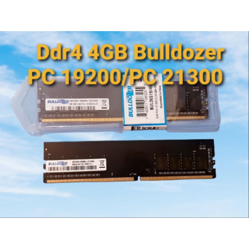 MEMORY PC DDR4 4G BULLDOZER PC19200/PC21300, LONGDIM DDR4 4G PC 19200/PC 21300 MEMORY KOMPUTER DDR4 4G