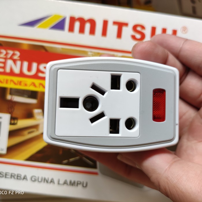 Steker T Serbaguna Lampu MITSUI Venus MB 272, colokan T serba guna