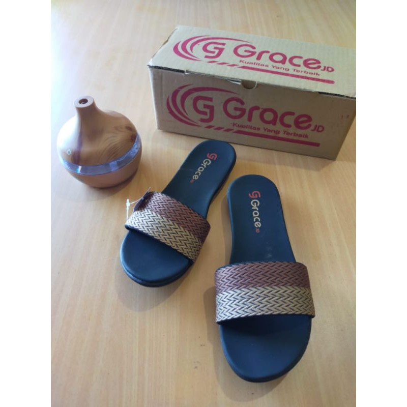 Sandal Grace (Rajut Selop) Mocca Cream