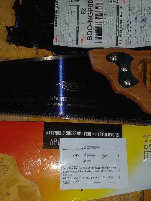 Gergaji Kayu Cap Mata Asli / Gergaji Gorok