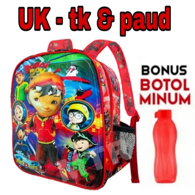 TAS RANSEL ANAK PAUD &amp; TK BERHADIAH BOTOL MINUM