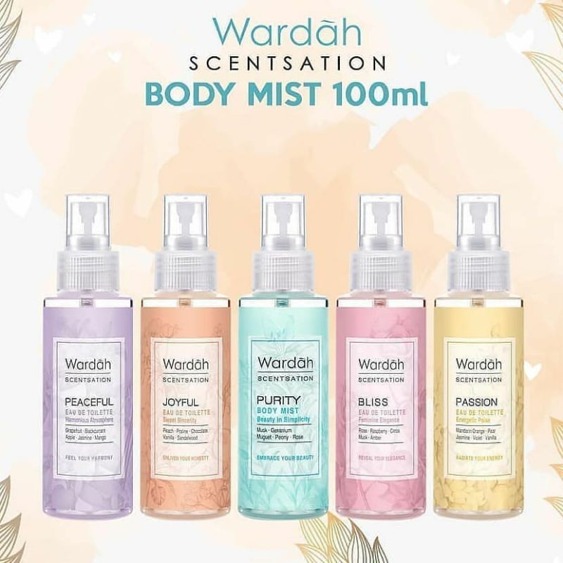 Wardah Scentsation Body Mist 100 ml