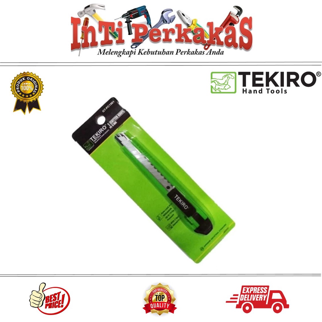 

TEKIRO PISAU CUTTER KECIL 9 MM/PISAU KECIL/ALAT POTONG