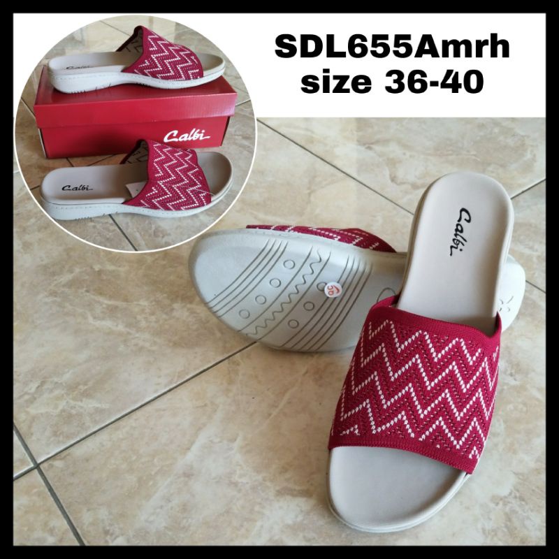 Sandal Calbi HW1123 Rajut Slop SDL655