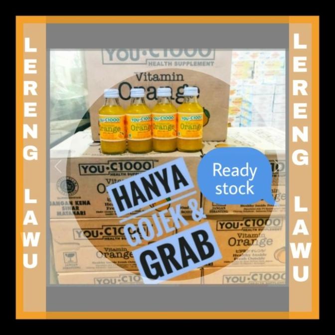 

you C 1000 orange isi 1 dus 30 botol | Minuman