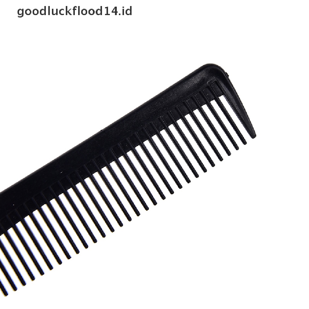 [OOID] 5x Salon Anti static Hairdressing Hair Cutting Plastic Comb Fine Tooth Comb Tool ID