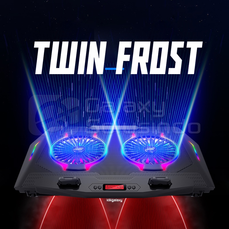 VENTUZ Twin Frost RGB Notebook Cooler