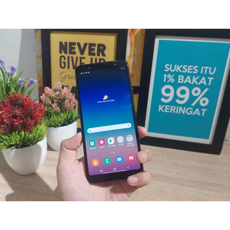 SAMSUNG A6 PLUS 4/32GB BLACK NO MINUS SEIN OK