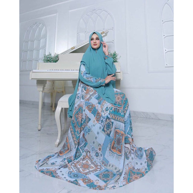 Set Syari Ceruty Babydoll | Gamis Annisa Syari by ASM | Gamis Original | Gamis Premium | Gamis Canti