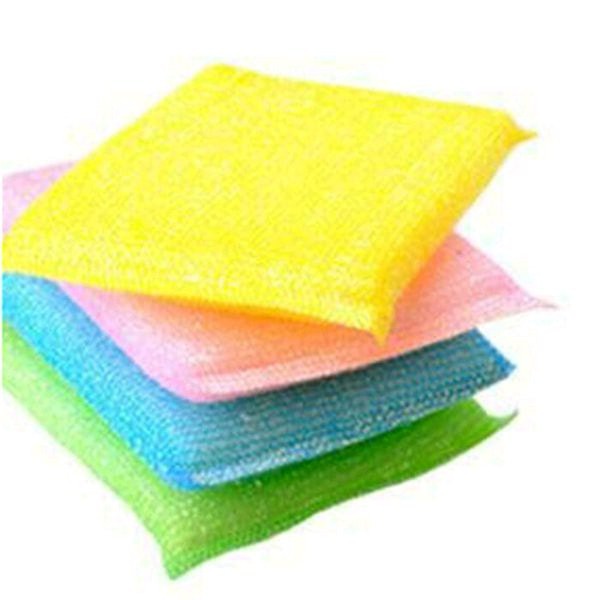 Vinztstore - Spons Cuci Piring Warna Warni Sponge Super Magic Serbaguna Bentuk Kotak