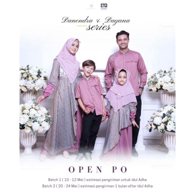 Gamis Dayana Family set by Valdya