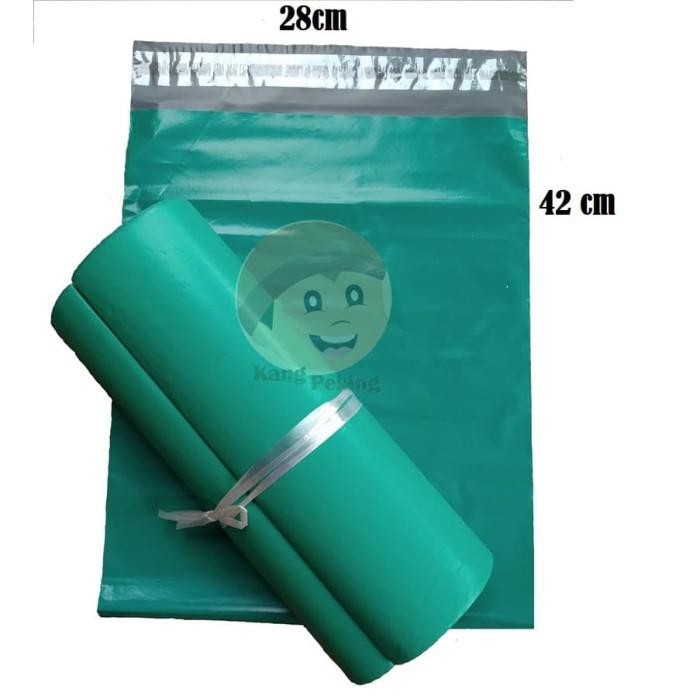 

PROMO - Plastik Packing olshop Polymailer 28x42 Hijau isi 25pcs