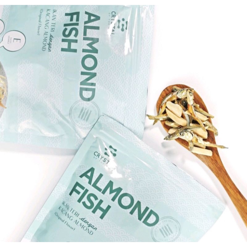 Crystal of The Sea - Almond Fish Snack Sehat Ikan teri dengan kacang almond