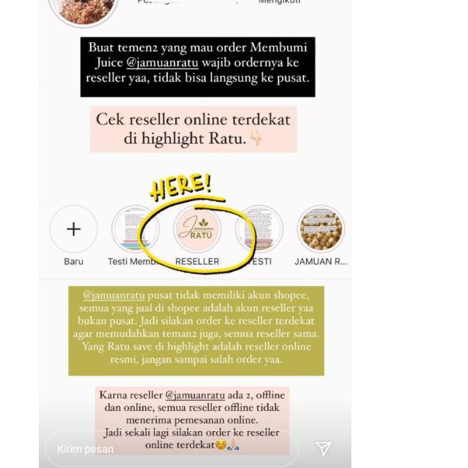 

DAPATKAN SEGERA Jamuan Ratu - Membumi Juice / Jamuanratu (BEKASI) Promil / JSR Detox HR6~