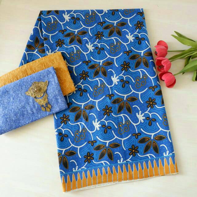 Kain Batik  dan  Embos 148 Kemeja Kebaya Brokat  Couple 