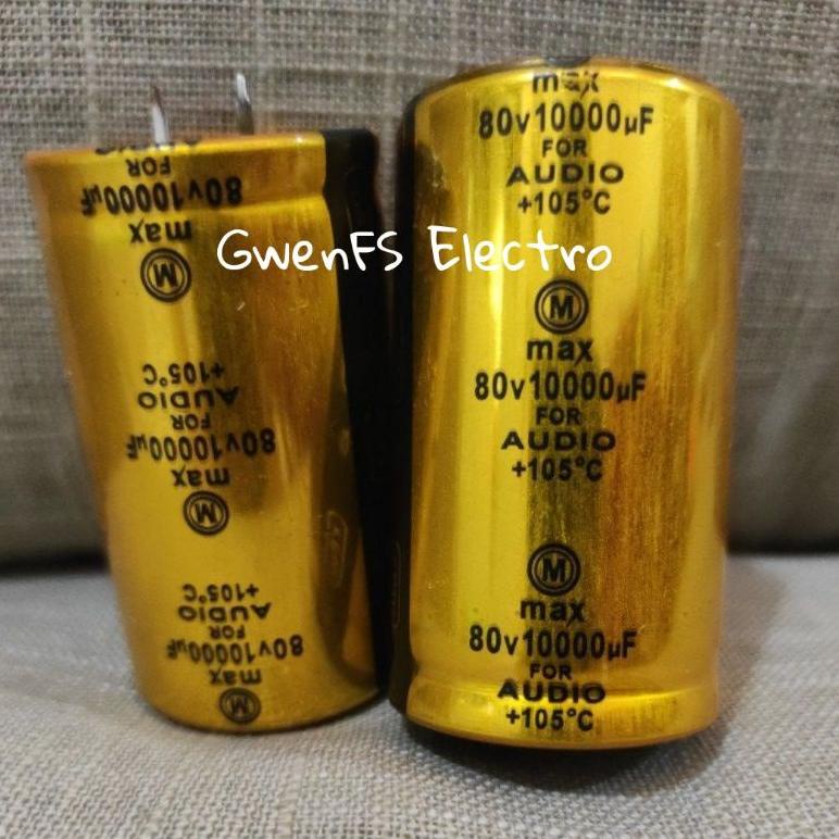 Elco 10000Uf 80V Max Gold Edition Super Max Original