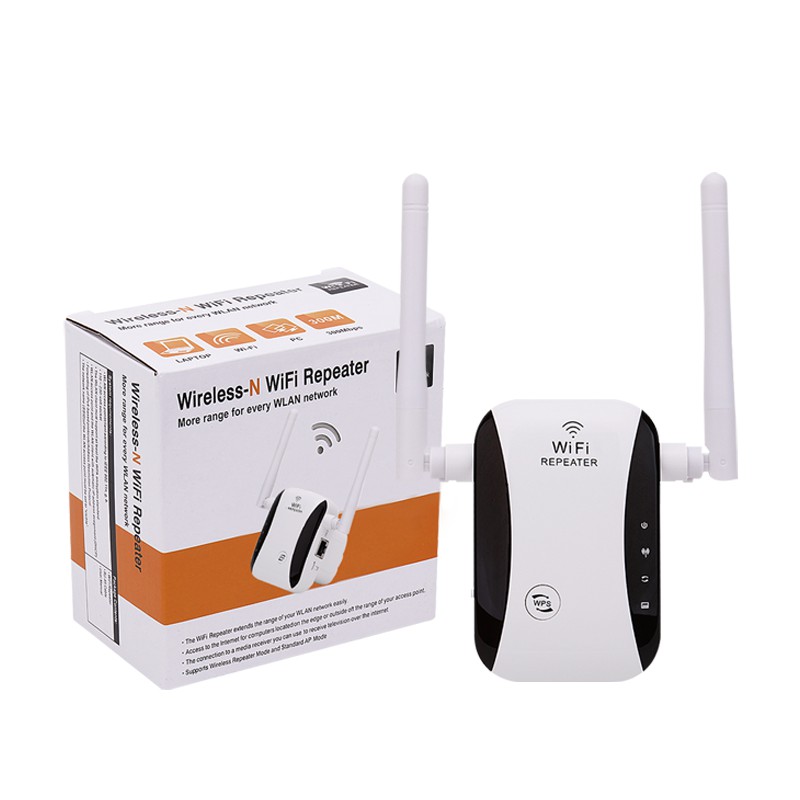 WIFI Repeater 300Mbps Wireless WiFi Signal Range Extender(ALAT PENGUAT SINYAL WIFI)