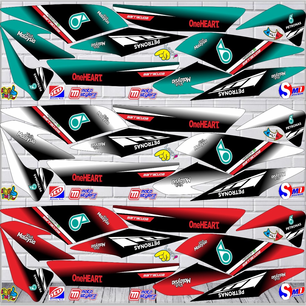 striping variasi blade lama petronas