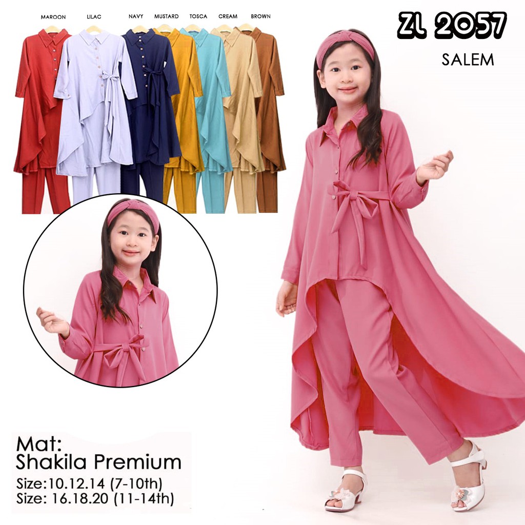 ( 6 - 12TAHUN ) BAJU SETELAN SHAKIL ANAK PEREMPUAN TERBARU ...