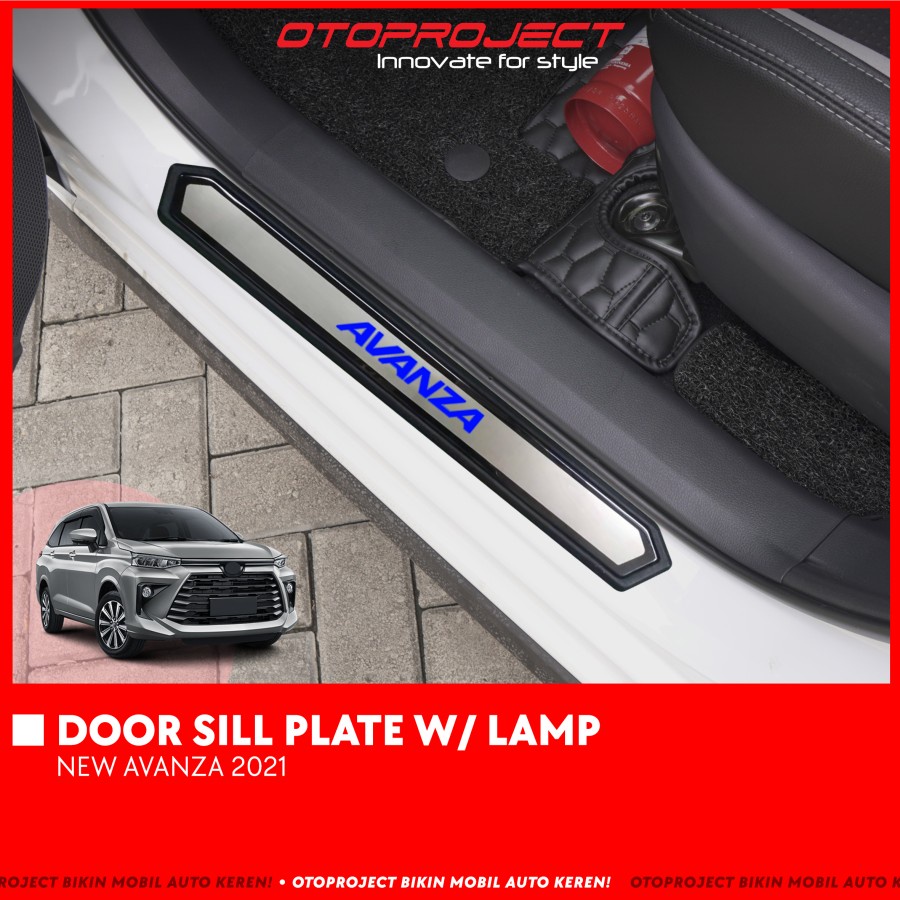 SILL PLATE SAMPING ALL NEW AVANZA 2021 LAMPU ORI DESIGN