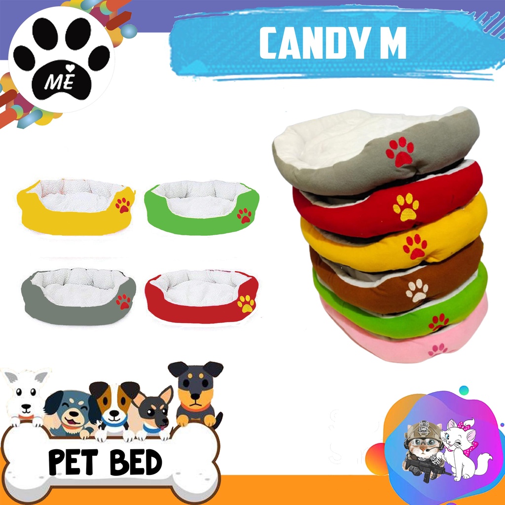 Pet Bed &quot;CANDY M&quot; Tempat Tidur Hewan