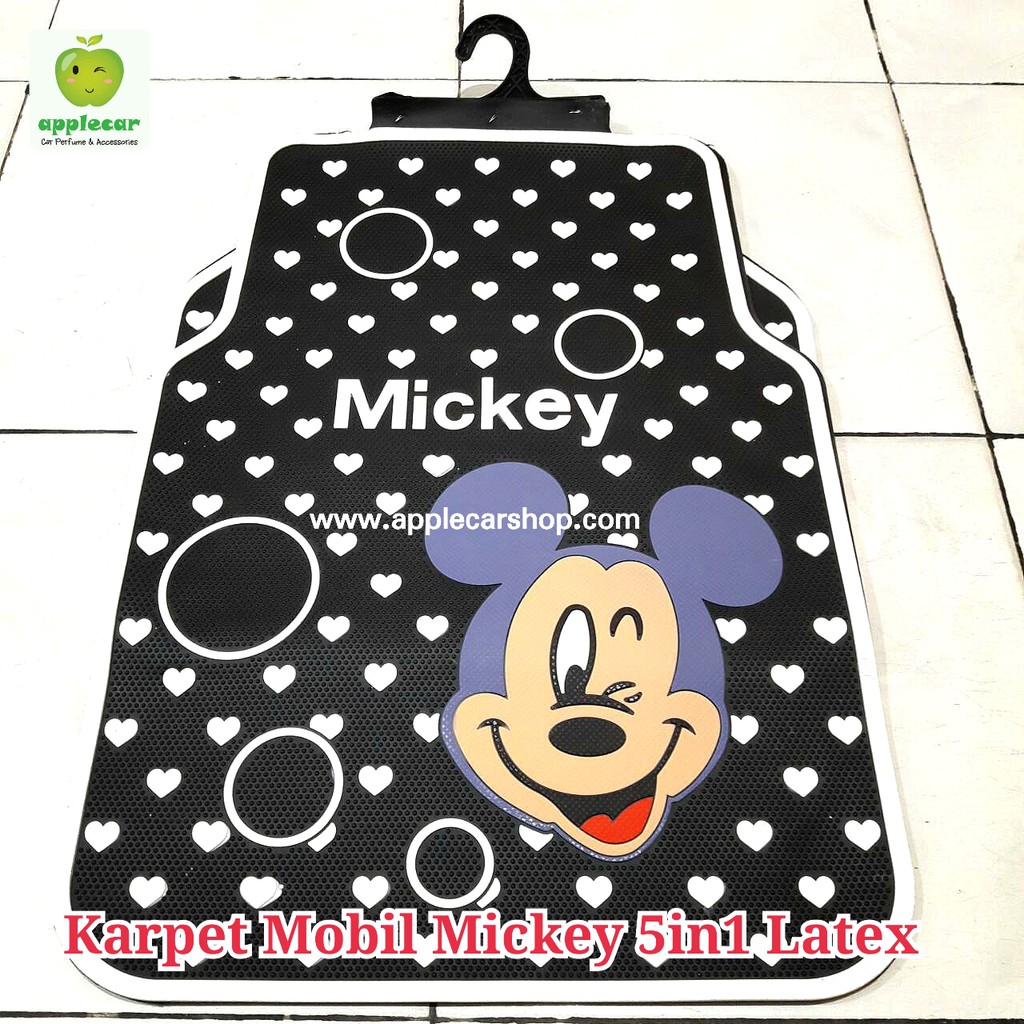 Karpet Alas kaki mobil 5in1 mickey