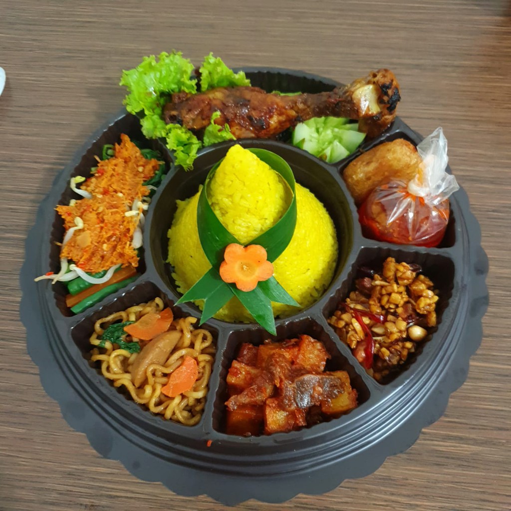 Tumpeng Mini Nasi Kuning Shopee Indonesia