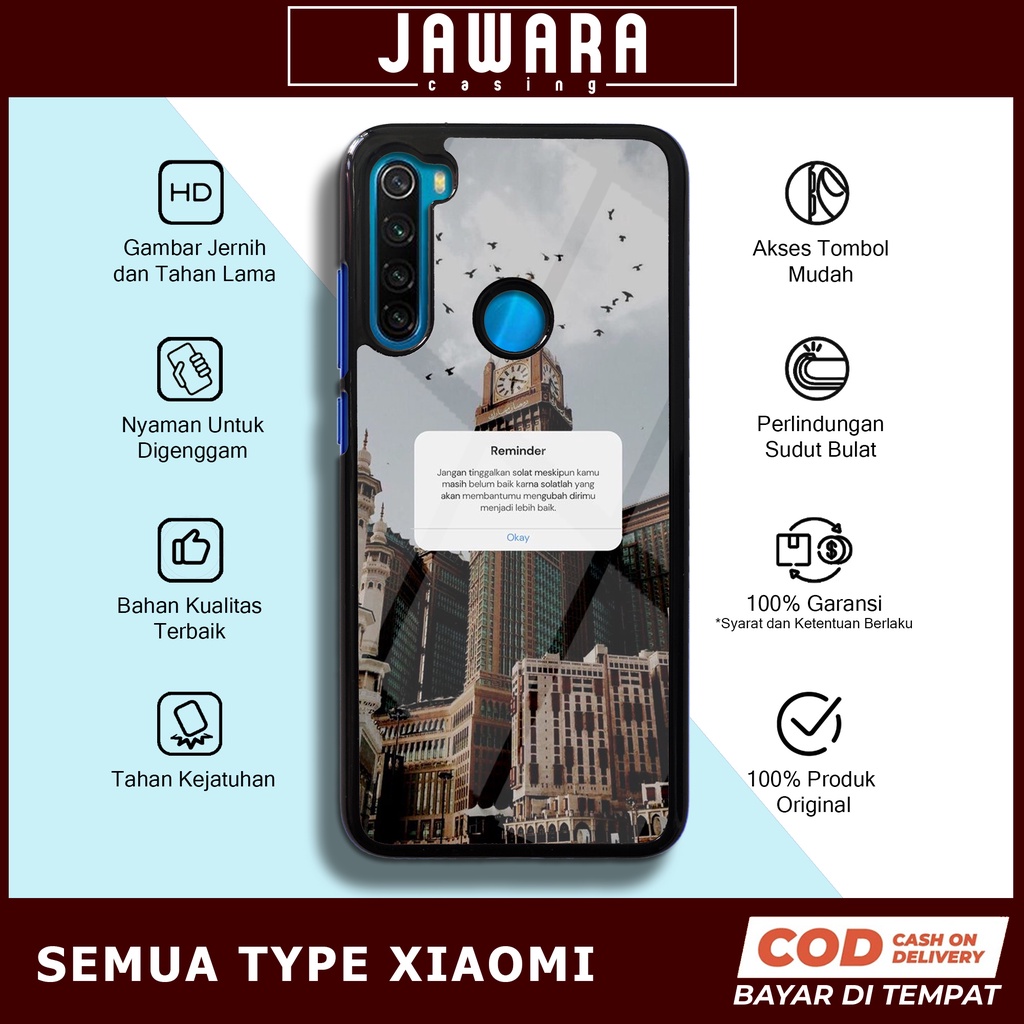 Case Redmi Note 8 Case Hp Xiaomi Redmi Note 8 Premium Glossy Jawara Casing [ISLM] Casing Hp Redmi No
