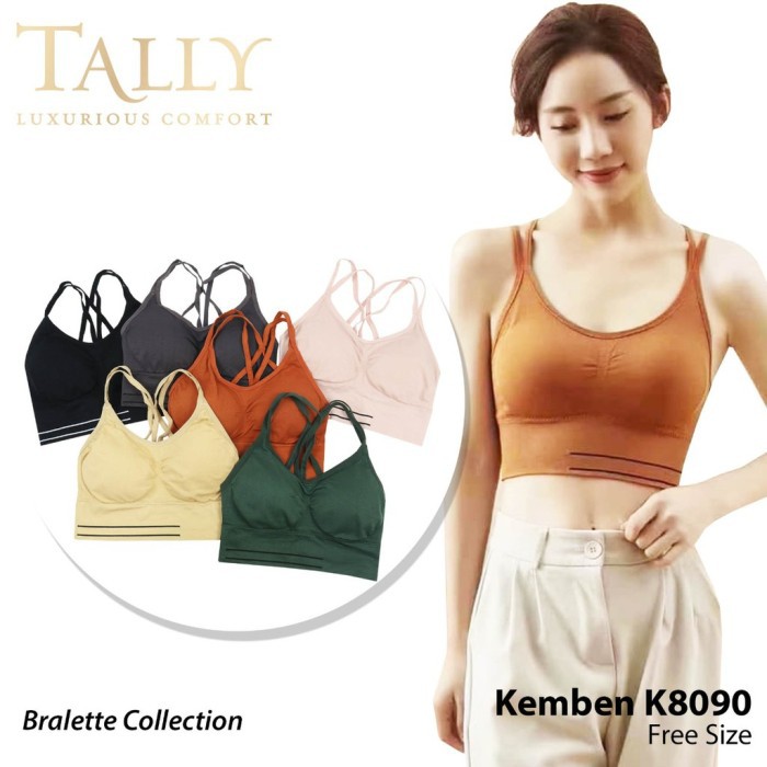 TALLY 8090 Bralette Polos Bahan Rajut