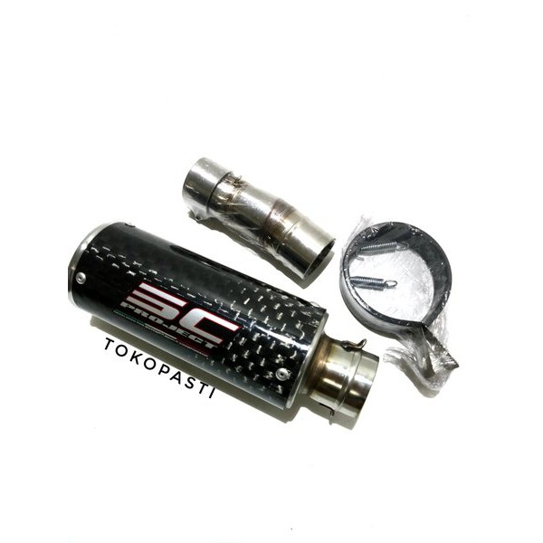 selincer knalpot sc project carbon slip on ninja250 ninja250 fi ninja250 fi new z250 sl