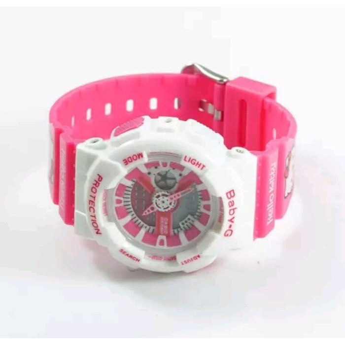 JAM TANGAN WANITA ANAK CASIO BABY G BABY-G BA110 110 HELLO KITTY