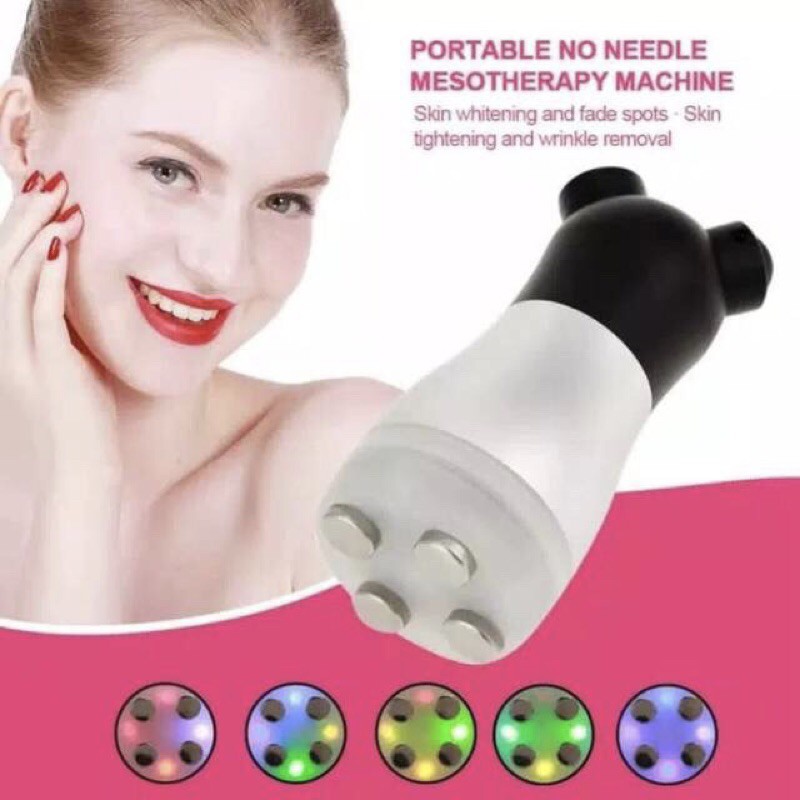 Alat mesotherapy hot and cold photon pdt light setrika wajah rf radio frequency frekuensi pdt light