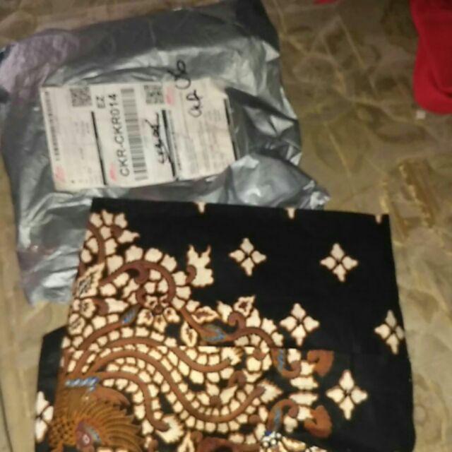 Bswart Batik Hrb026 Kenongo Hem Pendek Padi Pekalongan M L Xl Batik Pria Murah Modern Grosir