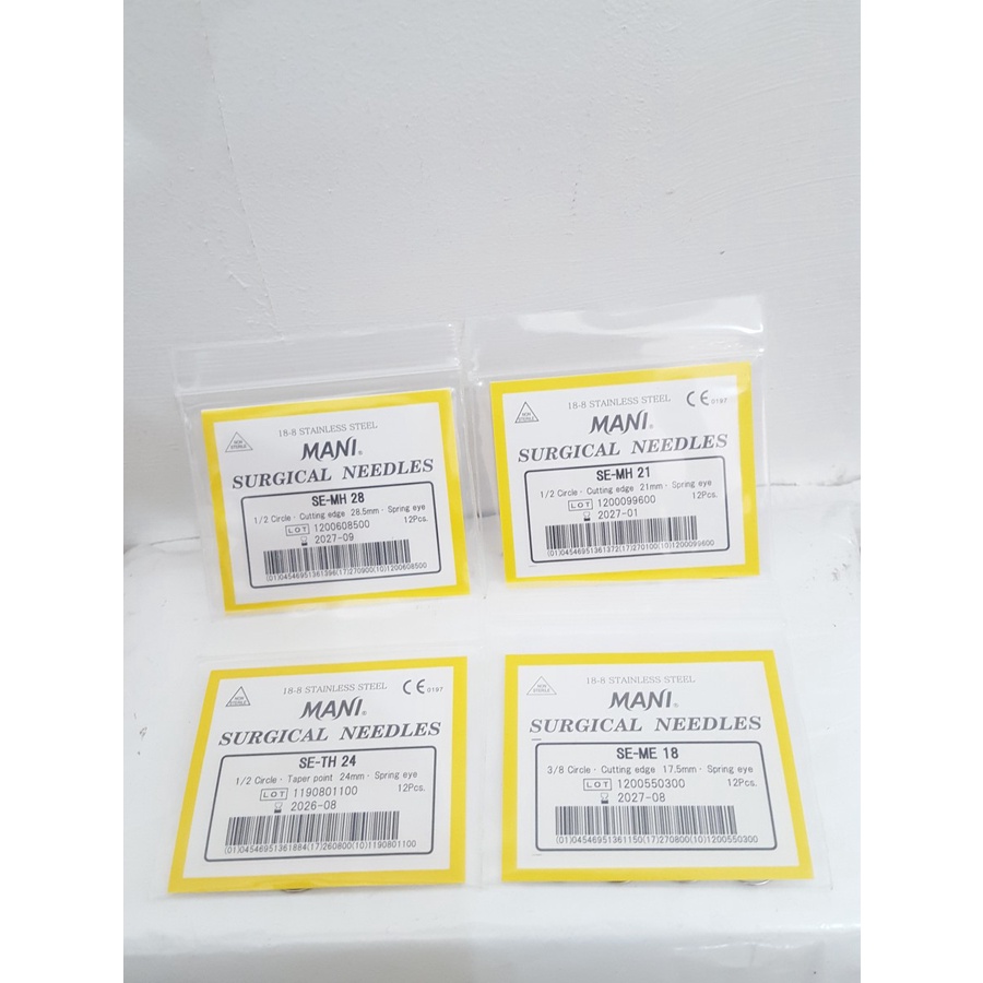 Jarum Kulit SE ME - SE MH Jarum Hecting Jahit Kulit / Mani Surgical Needle
