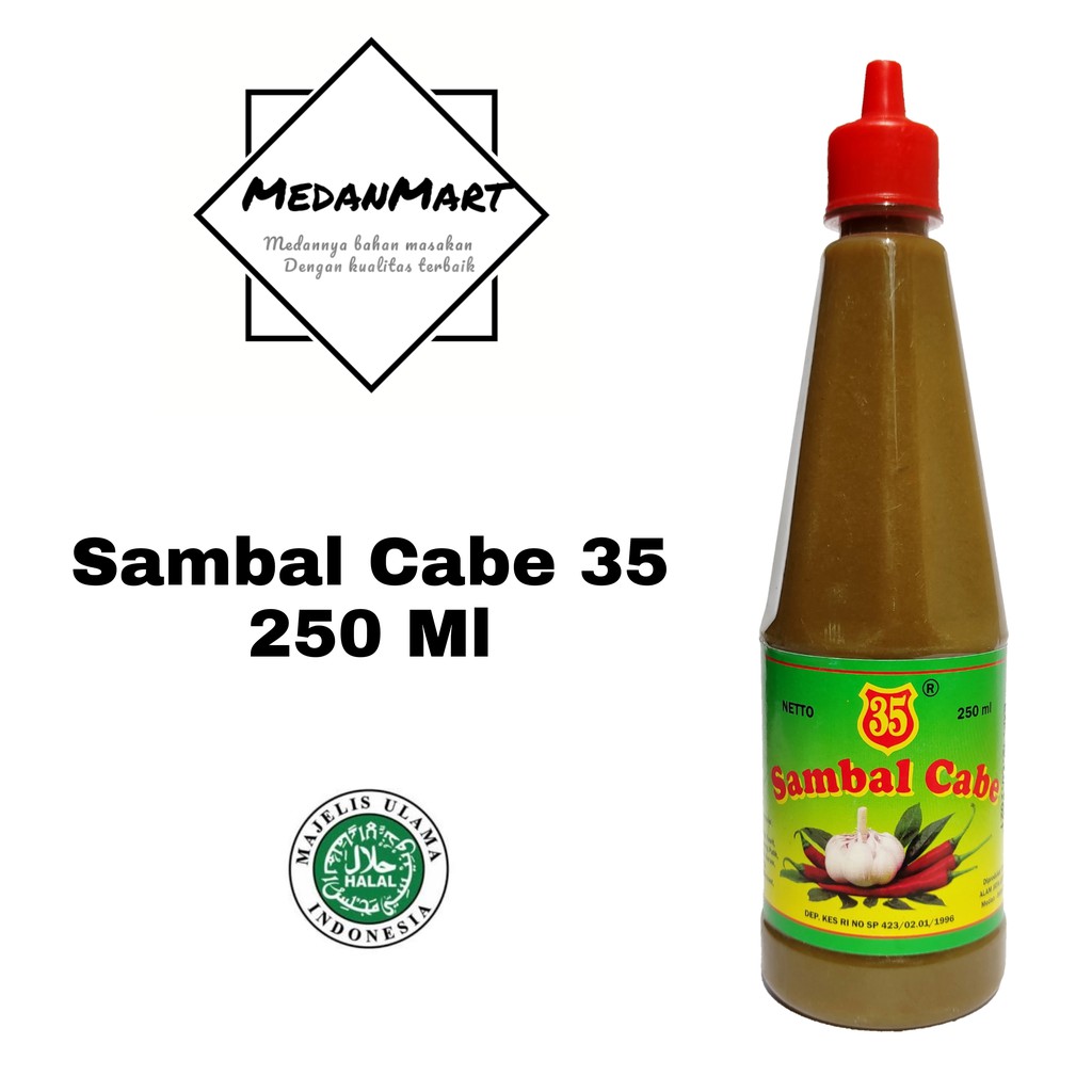 

Sambal Cabe 35 Khas Asli Medan 250ml