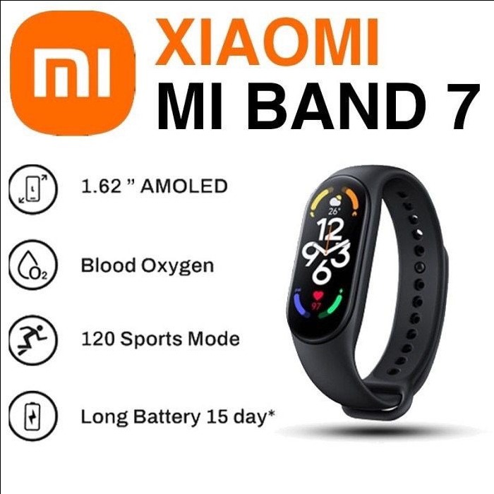 Smart Mi Band 7 SPO2 - Amoled 1.62 Inch - Original