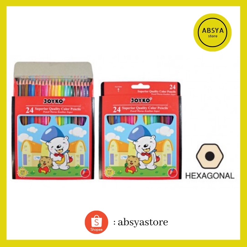 

PENSIL WARNA JOYKO 24 WARNA