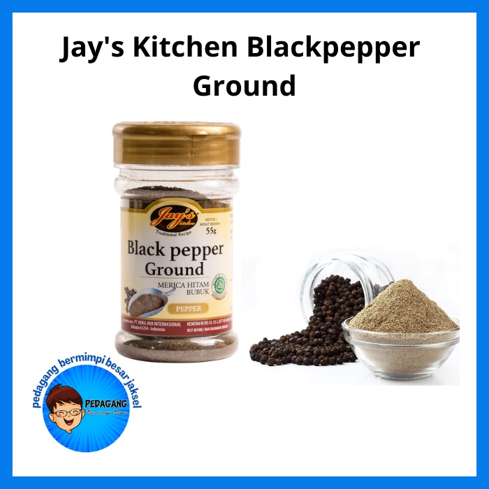 

Jay's Kitchen Blackpepper Ground | Lada Hitam Bubuk | Black pepper