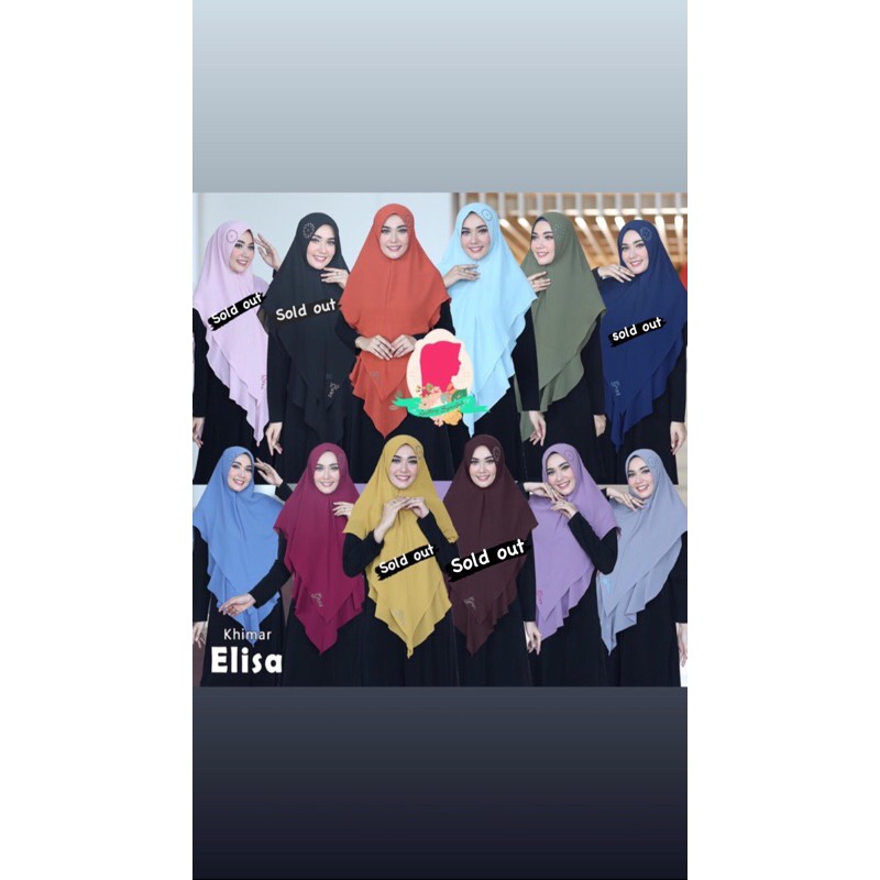 khimar Elisa by Gallery Syarifah