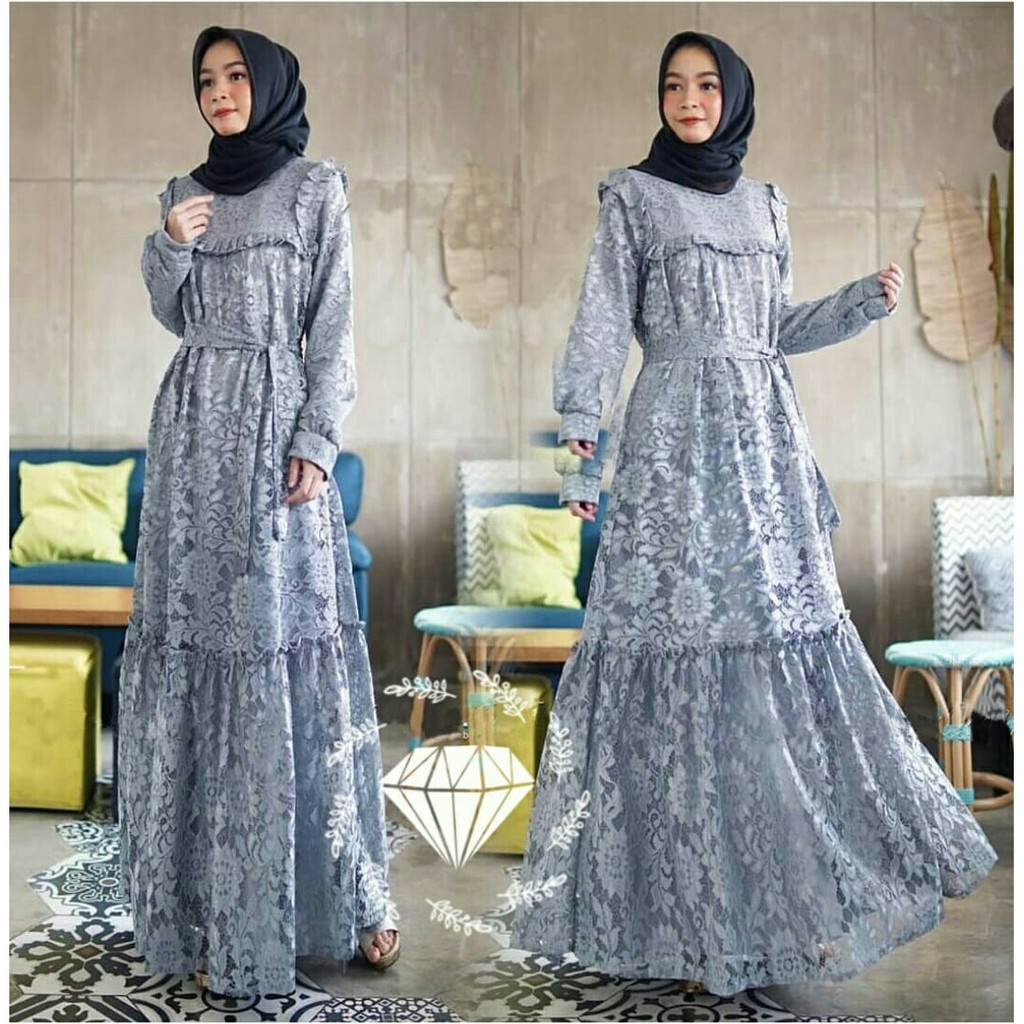 Dress Materi - Dress Pesta Wanita Terbaru - Baju Gamis Perempuan