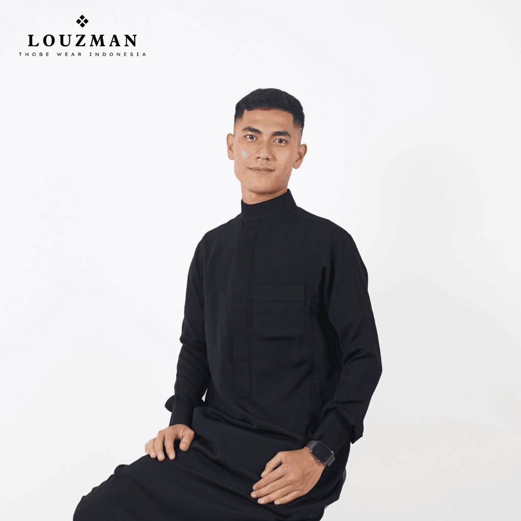 Louzman Thobe / Tub / Gamis / Jubah Slimfit Dewasa