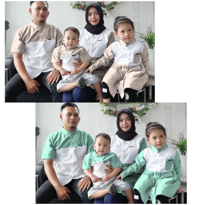 Kemeja couple anak