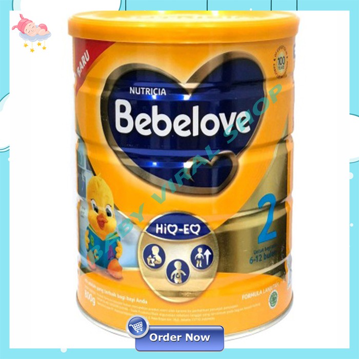 BEBELOVE 2 800GR 800 GRAM KALENG BEBELOVE2 KALENG Bebelove 2 Susu Formula Lanjutan HIQ - EQ NS 205