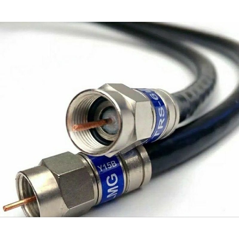 KABEL ANTENA RG6 DENGAN KONEKTOR BELDEN BIRU