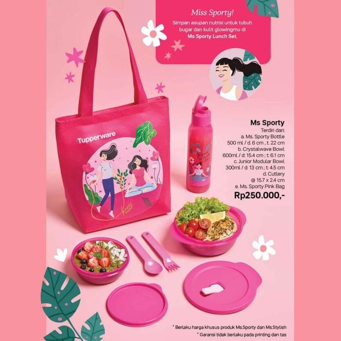 TUPPERWARE MS Lunch set 1set - pink