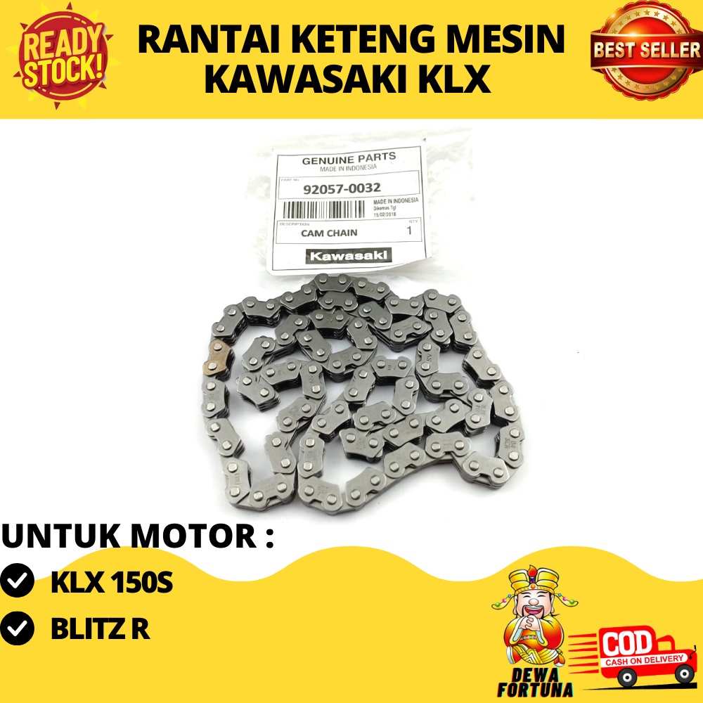 Rantai keteng - kamprat Rantai Mesin KLX 150S & BLITZ R PART 92057-0032