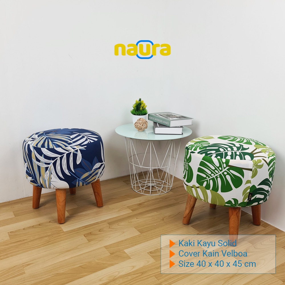 SOFA BULAT / SOFA STOOL / POUFT / KURSI STOOL LAPIS KAIN KATUN