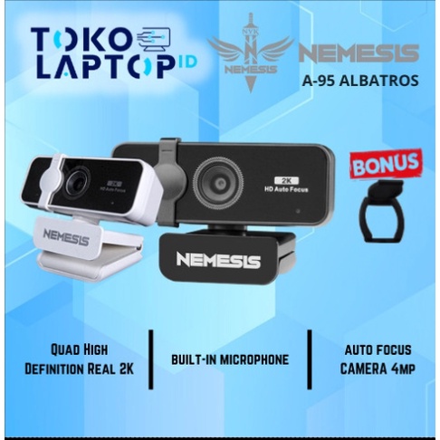 NYK Nemesis A95 / a-95 Albatros QHD Webcam with 2k Resolution