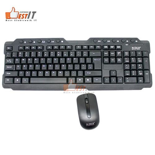 Keyboard Wireless M-Tech Combo Mouse STK-04 Free mouse pad