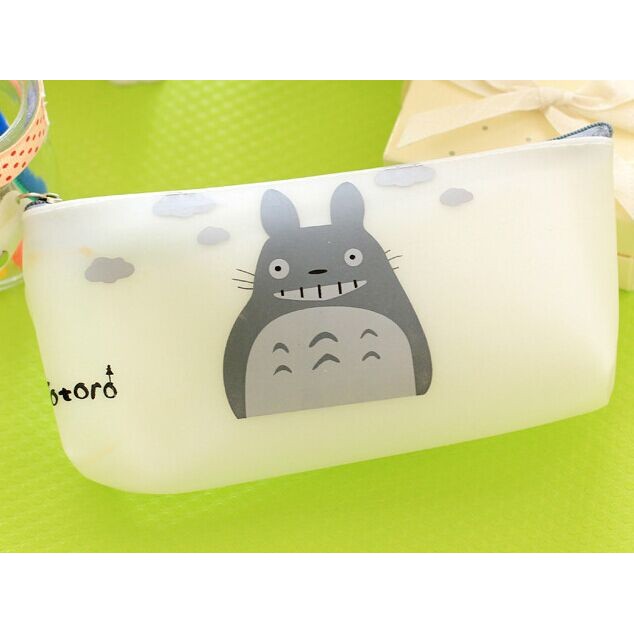 CIVETO TP030 Tempat Pensil Silicone White Totoro / Tempat Kosmetik-6